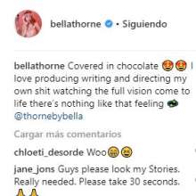 Pinhead: Bella Thorne in chocolate