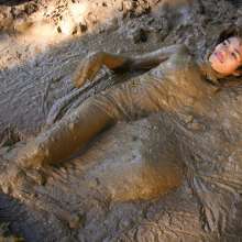 dlodoski: Laine Enjoys Sexy Mud Glamour--Photos