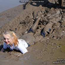 DungeonMasterOne: Langstonedale: Maude and Felicity throw each other into the mud!