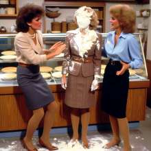 skirtpie: 70's sitcom pie shop. Innocent victims