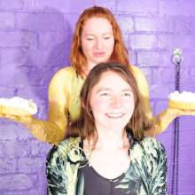 DungeonMasterOne: Chastity and Daphne fill each others disco pants with food!