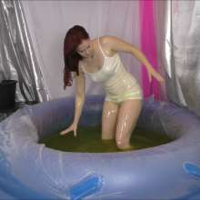 CandyCustard: Ari sneaks into the deep gunge pool after hours