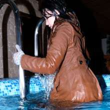 Tarzan: WetlookAdventure--2 wet girls In the pool. I-II part