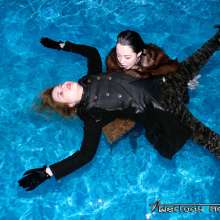 Tarzan: WetlookAdventure--2 wet girls In the pool. I-II part